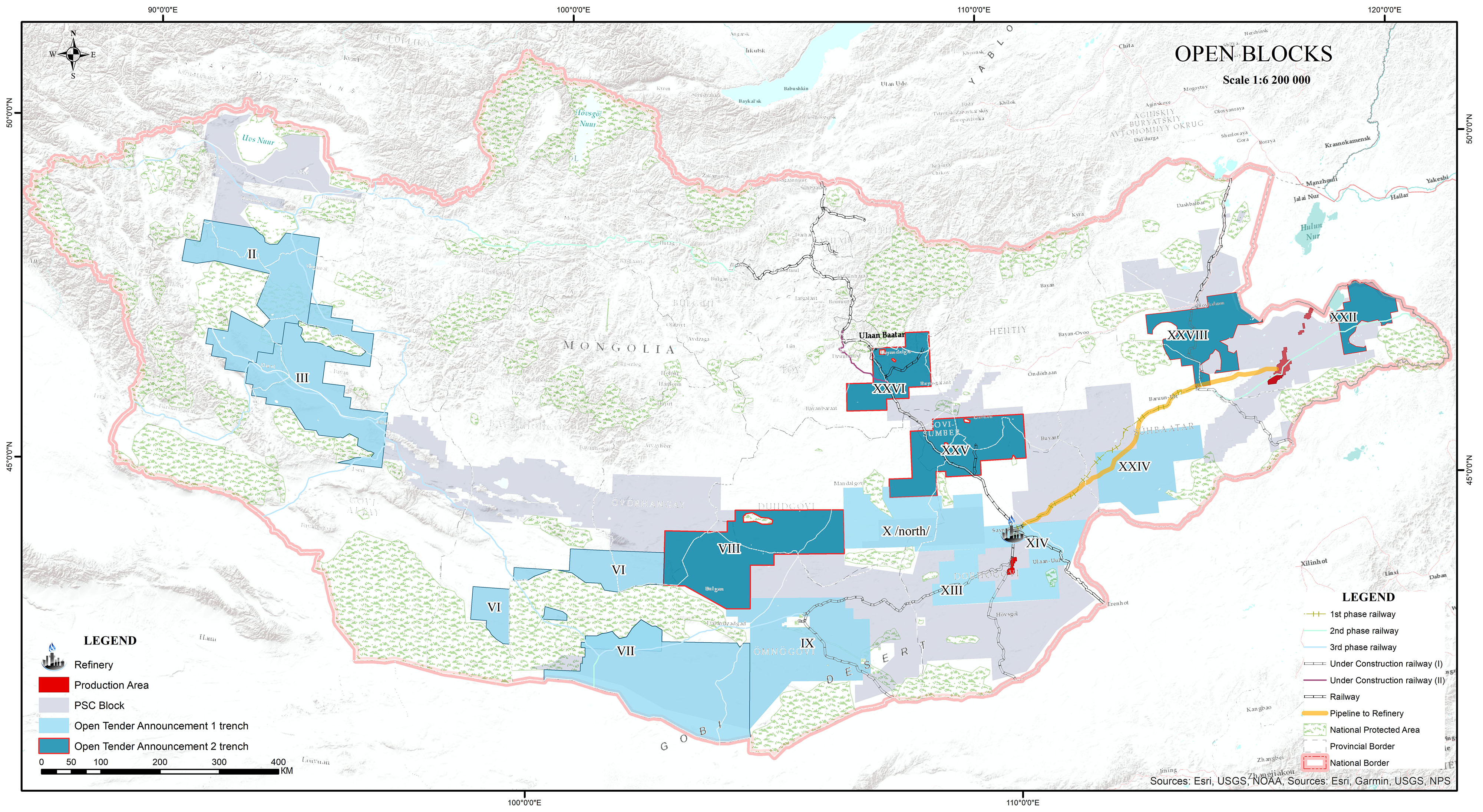 Open Tender Announcement on Petroleum Exploration Blocks